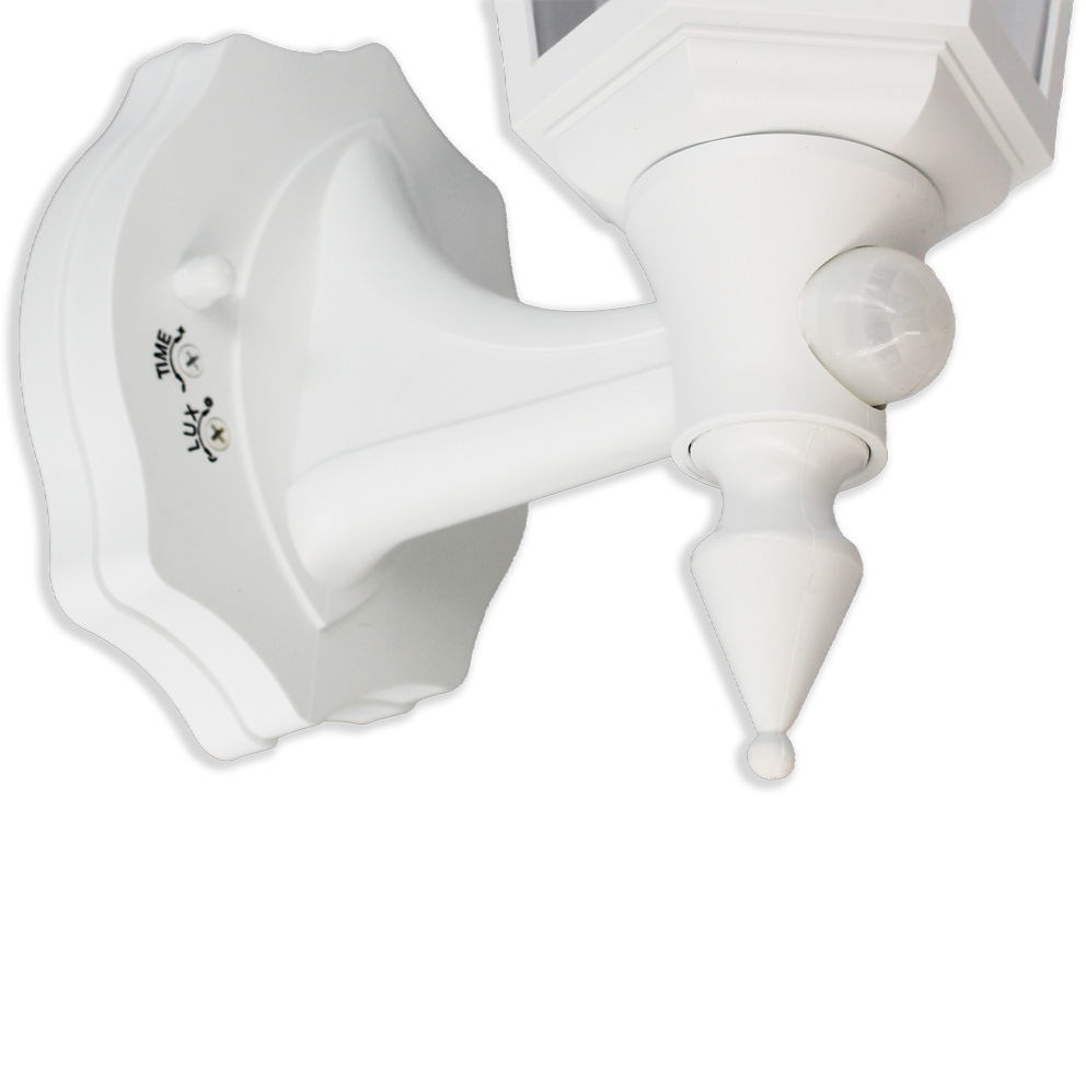 7W LED Lantern White with PIR